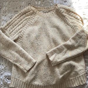 Marbled white sweater